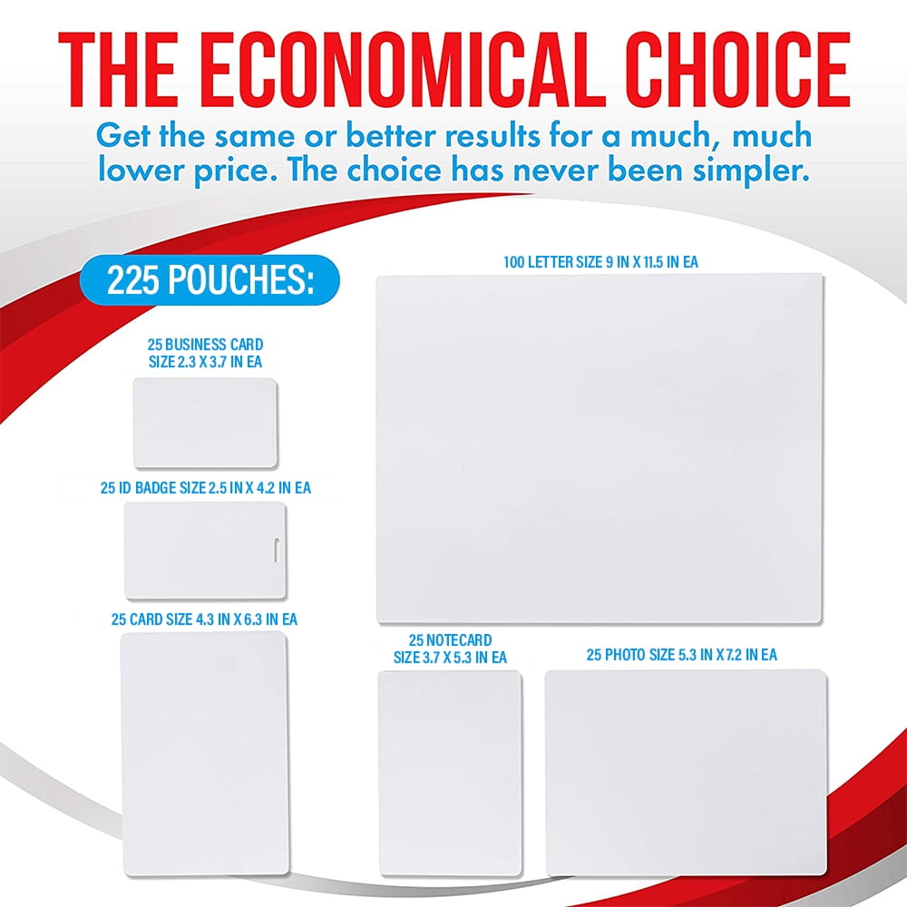 5MIL Thermal Laminating Pouches (150 Count) Nepal Ubuy