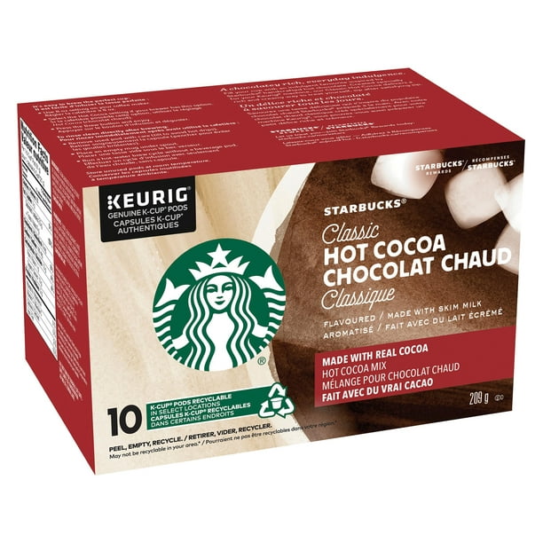 STARBUCKS® Chocolat Chaud Classique K-Cup® capsules 10 unités 10