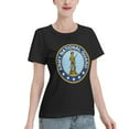 thumbnail image 2 of United States Army National Guard Veteran Women's Athletic T Shirts Fashion Running Gym Workout Short Sleeve Tee Shirts for Women Black Medium, 2 of 5