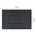 thumbnail image 4 of Unique Bargains Set of 6 Placemats for Kitchen Table Decor Black, 4 of 7