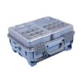 thumbnail image 3 of Contenedor de herramientas de pesca de caja de señuelo de señora multifuncional Gran capacidad Organizador de aparejo de pesca pesada para pescadores Azul, 3 of 8