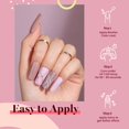 thumbnail image 2 of Set de esmaltes de uñas en gel Beetles Purple, 6 colores, para mujer, 2 of 5
