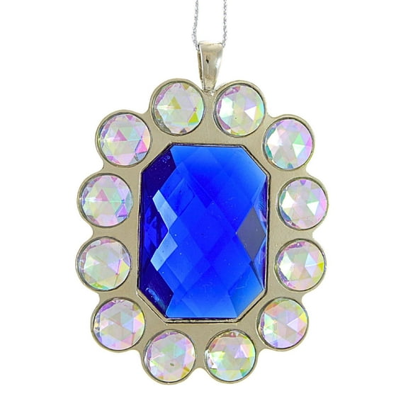 3.00In Sapphire Royal Wedding Ornament, Glass, Christmas Jim Marvin T7348