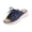 Navy, variant on Orthopedic Platform Slide Sandals for Women, Lace Up Faux Leather Mules, Open Toe Lightweight Beach Home Daily Walking Shoes Brown