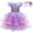 dress set, variant on Mermaid Ariel Princess Girl Dress Cosplay Costumes Children Halloween Clothing