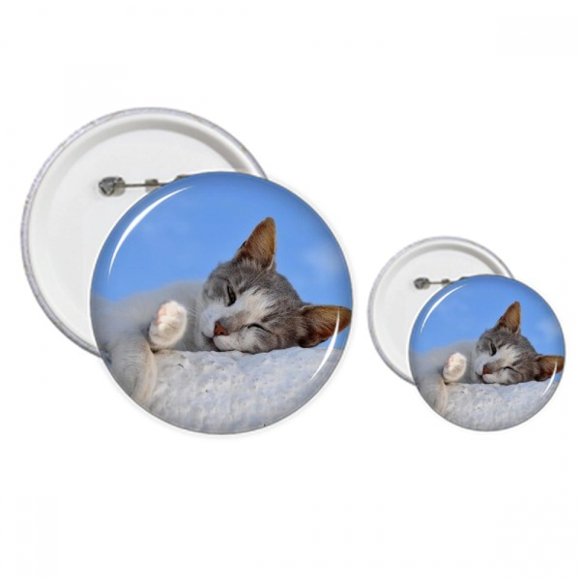 Kitty Chat Animal de Compagnie Relaxant Sommeil Épingles Adorables Badge Bouton Kit de Conception Ensembles d'Artisanat