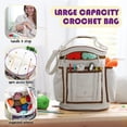 thumbnail image 3 of Kit de ganchillo Hearth & Harbor para principiantes con lana y bolsa, 3 of 8