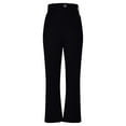 thumbnail image 5 of Women's Plus Size Dress Pants Casual Loose High Waist Business Trousers Formal Comfortable Work Office Pants (XL, Black), 5 of 7