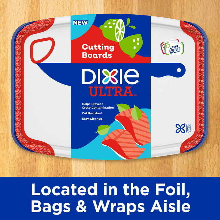 Dixie Ultra Disposable Paper Plates, Multicolor, 10 in, 100 Count 