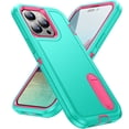 thumbnail image 2 of for iPhone 15 Pro Max Case, iPhone 15 Pro Max Phone Case with Built in Kickstand, Shockproof/Dustproof/Drop Proof Heavy Duty Military-Grade Rugged Protective Cover for iPhone 15 Pro Max,Green, 2 of 9