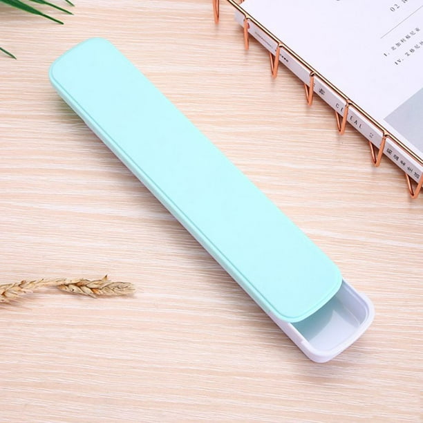 Caja de palillos Chinos perfecl de Plástico Higiénico Organizador Verde B