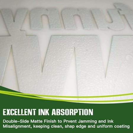 100 Sheets Premium DTF Transfer Film 11.7"x16.5", A3 Double-Sided Matte PET Heat Transfer Paper for Inkjet Printers