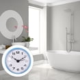 thumbnail image 4 of FELTECHELECTR 1 reloj de pared para baño, impermeable, con ventosa, antivaho., 4 of 6