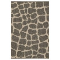 Furnishmyplace Crocodile Lounge Around Area Rug for Living Room, Dining Room, Kids 3' x 4' - Natural/Criss Cross