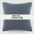 thumbnail image 3 of Noble Linens Decor Throw Pillow in Seed Stitch Knit Fabric, 3 of 9