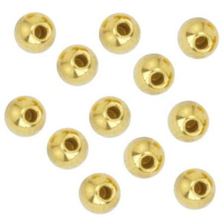 - Beadalon Gold Plated Memory Wire End Cap Beads 3mm (12)