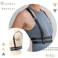 thumbnail image 5 of Ceinture de ceinture de Taille Punk, Chaîne de Corps de Mode, Bijoux de Corps Réglables Goth Rave Noir, 5 of 5