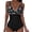 #0367-Multicolor, variant on Pounoo Women's One Piece Swimsuits V Neck Sleeveless Mesh Panel Ruched Bathing Suits Beach Tummy Control Slim Fit Swimwear Gift