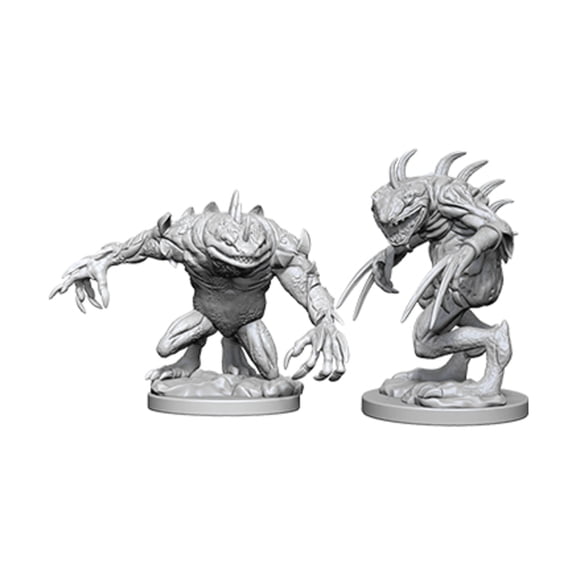 Nolzur's Marvelous Unpainted Minis: Grey Slaad & Death Slaad
