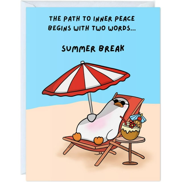 xianyou-Teacher Thank You Card, Appreciation Card for Educator, Day Care, Preschool, Elementary High School, Graduation or Back to School, Summer Break Gift (The Path to Inner Peace Begins With Two W