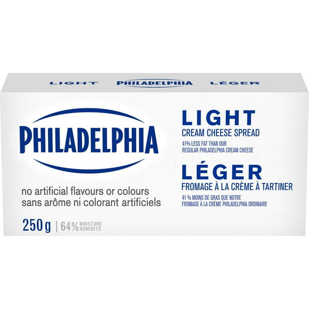 Philadelphia Light Cream Cheese Spread, 250g Walmart.ca