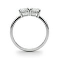 thumbnail image 4 of SZUL Women's 3 Carat TW Emerald Cut And Oval Lab Grown Diamond Ring in 14K White Gold, 4 of 5