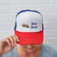 thumbnail image 6 of CafePress - Bus Boss - Adjustable Unisex Printed Trucker Hat with Mesh Back, 6 of 10