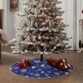thumbnail image 4 of Sikiie Golden Snowflakes Royal Blue Christmas Tree Skirt, Christmas Tree Decorations, Christmas Decor, Tree Mat Decoration(30-48IN)-48", 4 of 6