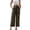 Green, variant on Elegant Blend High Waist Taped Casual Pants for Everyday Comfort with Relaxed Fit and Cropped, L, Red