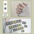 thumbnail image 1 of Parche de manicura False Nails HUOGUO, 24 unidades, con forma de ataúd largo, 1 of 5