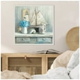 thumbnail image 3 of Amanti Art Summer House Square Framed Canvas Wall Art Print, 3 of 7