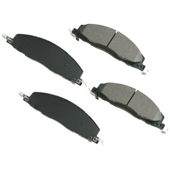 Akebono PRO-ACT Ultra-Premium Brake Pad Set, Ceramic Fits select: 2013-2018 RAM 2500, 2009-2012 DODGE RAM 2500