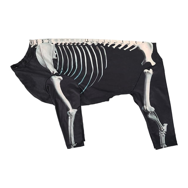 Disfraz de Perro Esqueleto de Halloween, Traje de Cosplay, Mono, Ropa, Disfraz de Mascota de Halloween, Ropa para Vacaciones, Concursos de Belleza, Fi SG