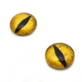 thumbnail image 4 of Golden Yellow Dinosaur Dragon Glass Eyes, 4 of 9