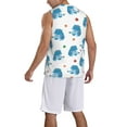 thumbnail image 2 of Honeii Cartoon Poodle Dog print basktball shirt for men and women, Unisex basketball jersey for Theme party-XX-Large, 2 of 6