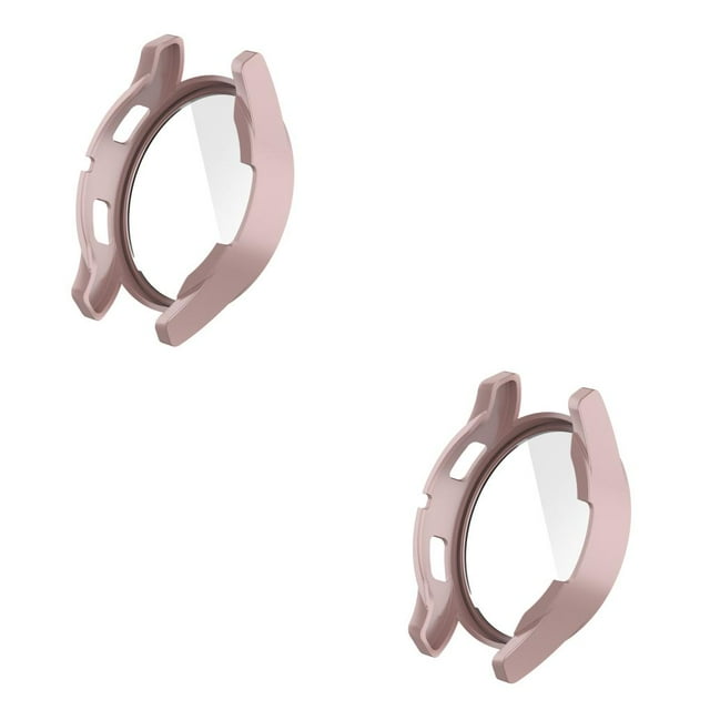 crativent Watches Protector Set Professional Sturdy Covering Component Modified Fitting Watch Case Kit Replacement for Watch 4 Frame/rose gold film 2Set