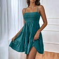 thumbnail image 2 of Women's Casual Dress Strapless Mini Textured Boho Summer Flowy A-Line Dress for Daily Outfit, 2 of 2