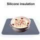 thumbnail image 3 of Salvamanteles grande de silicona para platos calientes/soporte para ollas resistente al calor, almohadillas calientes flexibles gruesas antideslizantes para mesa de cocina, 2 uds., 3 of 8