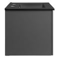 thumbnail image 5 of Modway Maybelle 24" Wall-Mount Bathroom Vanity in Gray Black, 5 of 9