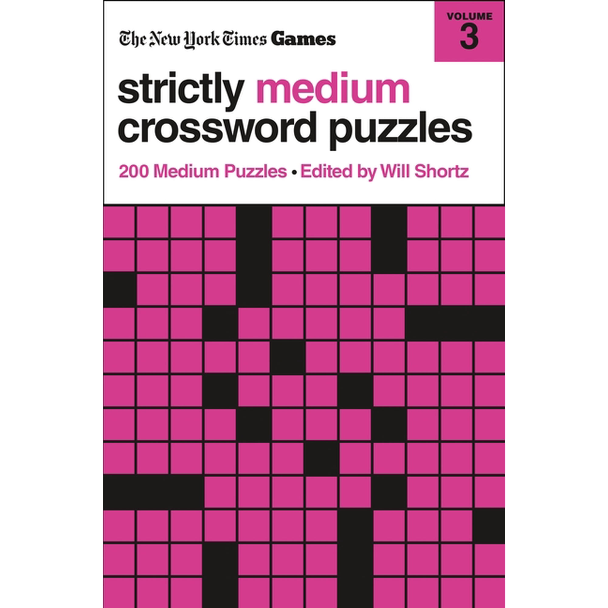 New York Times Games Strictly Medium Crossword Puzzles Volume 3 : 200 Medium Puzzles (Paperback)