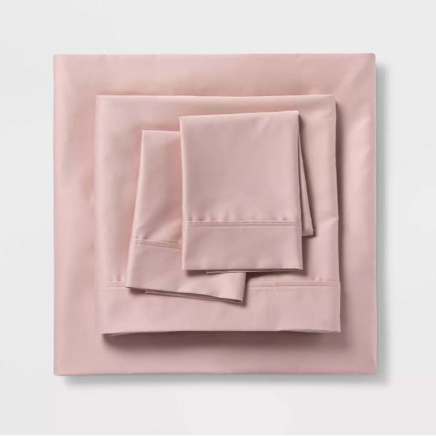 Threshold 500 Thread Count TriEase Sheet Set in Blush