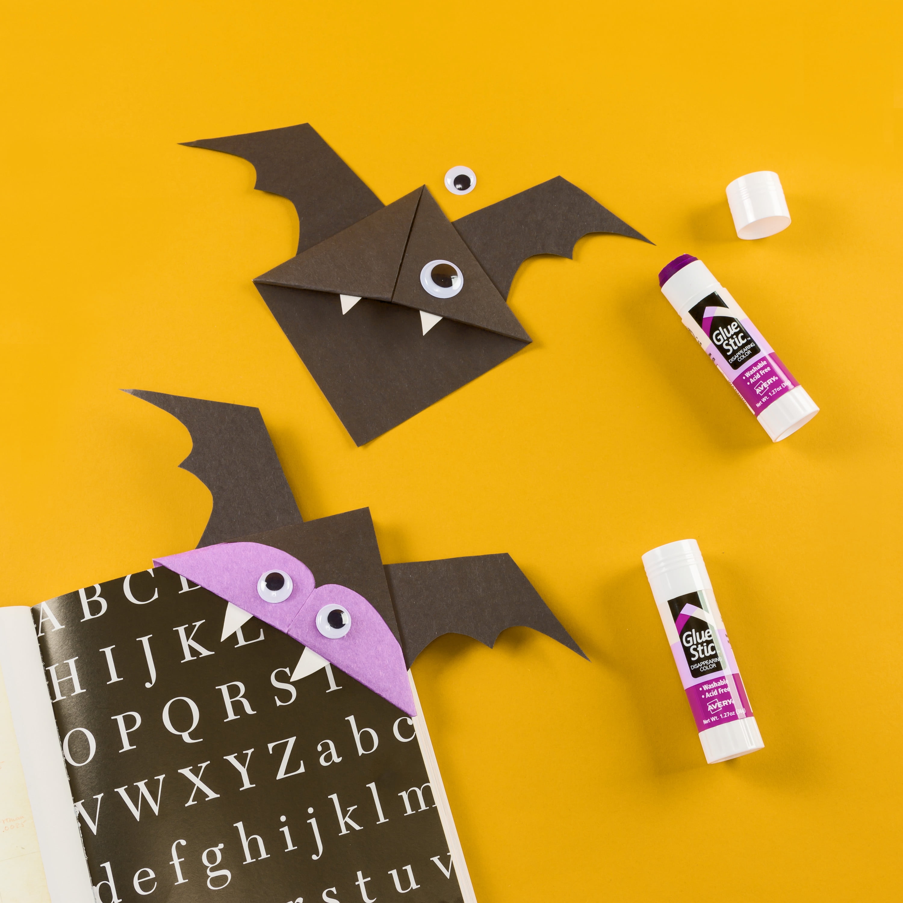 Avery Glue Stick Disappearing Purple, 6 per Pack, 12 Total (98071)