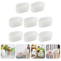 IBASETOY Fridge Condiment Organizer PP Plastic 8Pcs