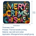 thumbnail image 5 of Christmas Square Printed Desk Mat Gaming Mouse Pad Non-Slip Rubber Bottom 8.3x9.8 Inch - Suitable for Office and Gaming, 5 of 6