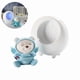 thumbnail image 1 of Reloj despertador con luz nocturna 2 en 1 con forma de oso de ensueño, luz de noche con cambio de color, luz de estrellas, música suave y ruido blanco, equipamiento para bebés desde el, 1 of 6