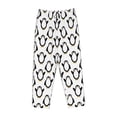 thumbnail image 4 of Naloa Lovely Penguin Print Women’s Ultra-Soft Comfy Pajama Lounge Pants with Pockets & Drawstring, 4 of 8