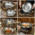 thumbnail image 4 of OULII Stainless Steel Griddle Pan Easy to Clean Kitchen Utensil 1Pack, 4 of 8