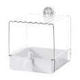 thumbnail image 1 of Portable Bird Bathing Dish Plastic Material Detachable Base Shower Pool for Parrots Small Birds Lovebirds Cage Aviary Use, 1 of 1