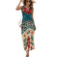 thumbnail image 1 of Bohemian Pattern Vestido Sin Mangas Para Mujer, Traje De, Ropa De Cumpleaños, Verano, 1 of 5