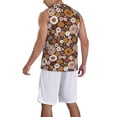 thumbnail image 2 of Sikiie Sunflowers Basketball Jersey Reversible Men's Mesh Athletic Sports Shirts Training Practice S-4XLMedium, 2 of 6